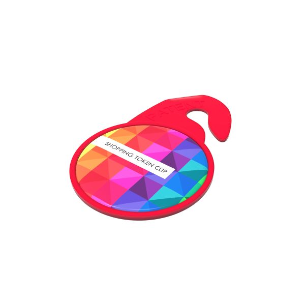 Portachiavi Gettone Spesa Bianco - Buti