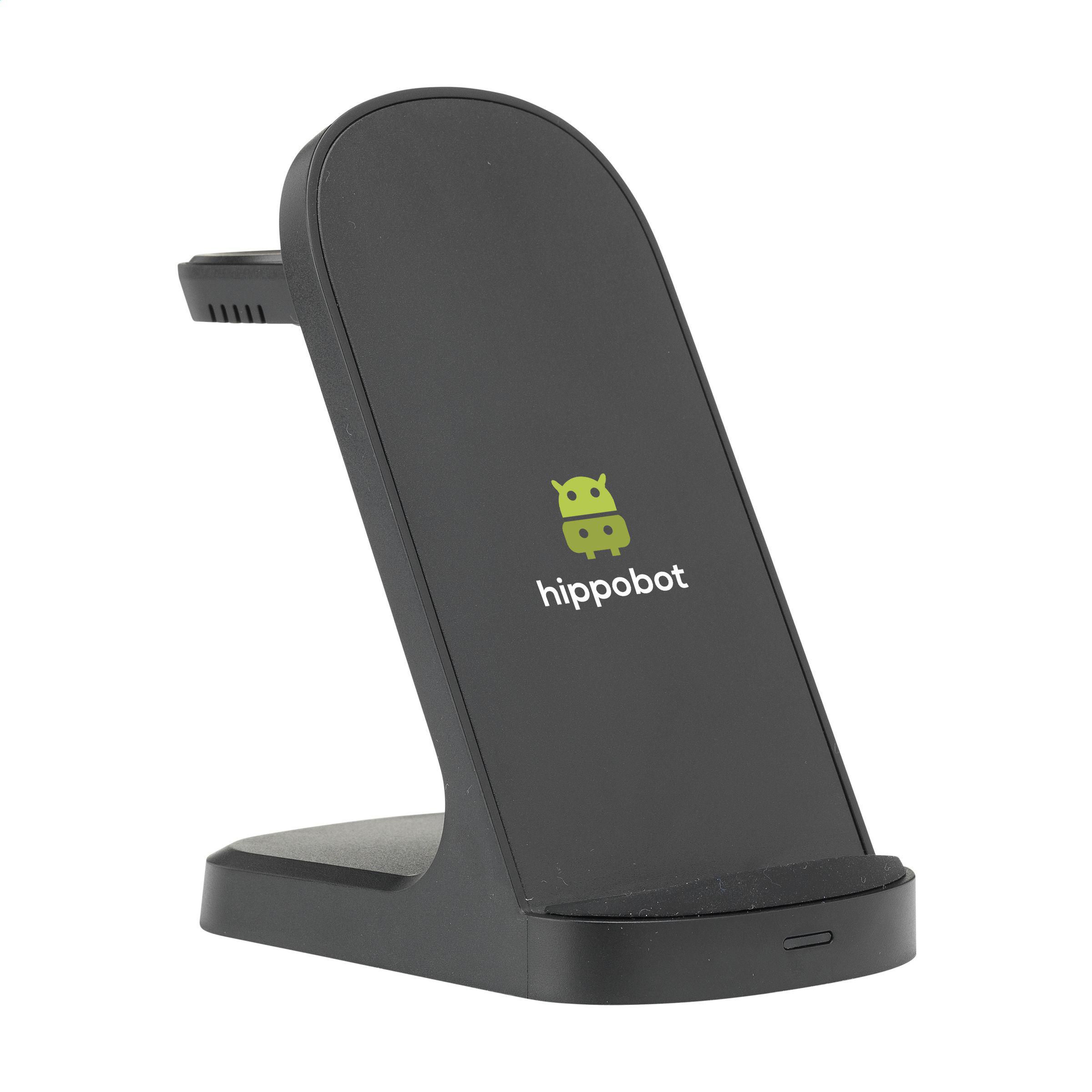 Supporto caricatore wireless in ABS riciclato Triple-Up RCS