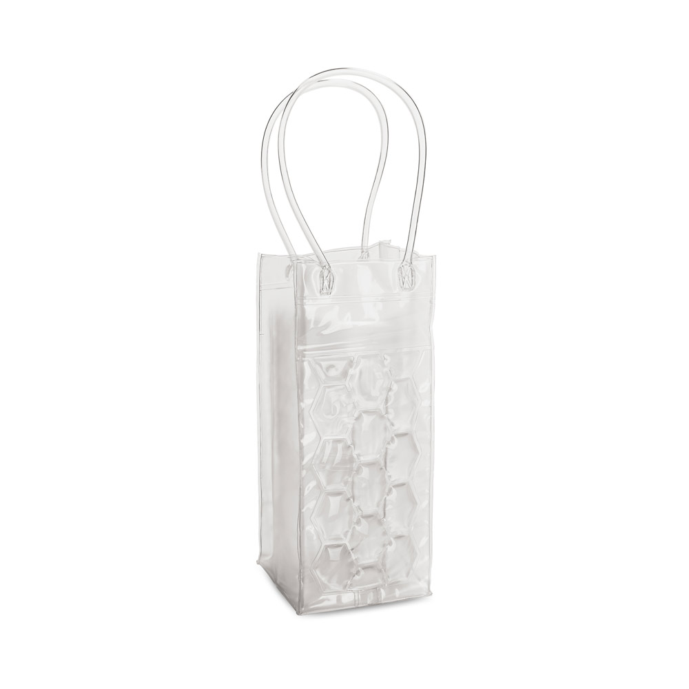 Borsa frigo in PVC per 1 bottiglia con manici di 35 cm. 100 x 250 x 100 mm - Montalcino