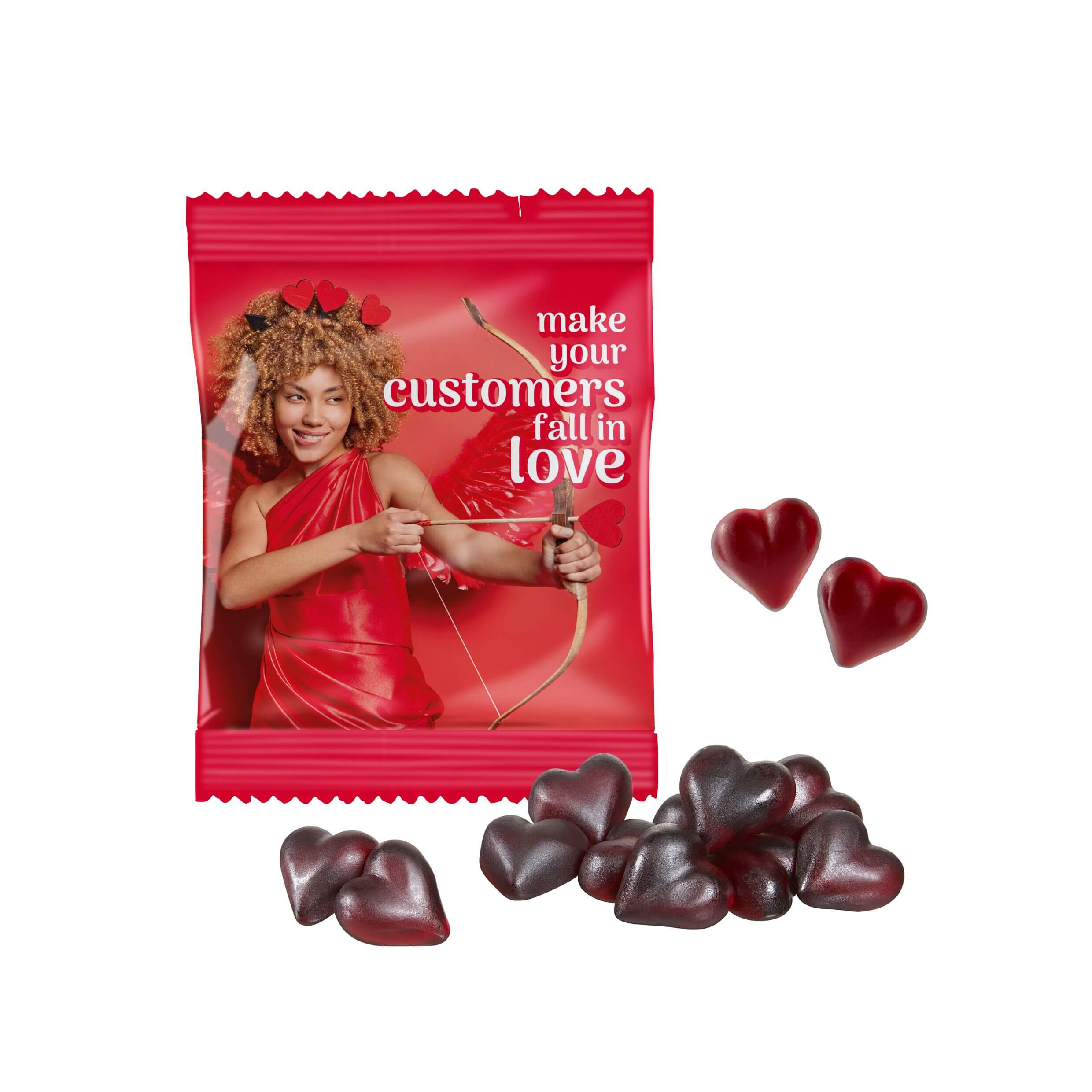 Cuori di Succo di Cassis - Pelago stampato con logo
