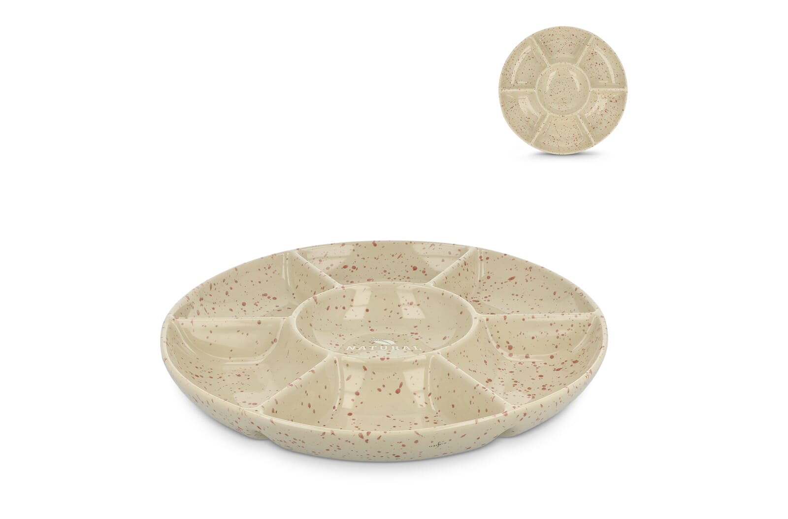 Sagaform Piatto da Portata Rotondo in Ceramica Ditte 26cm