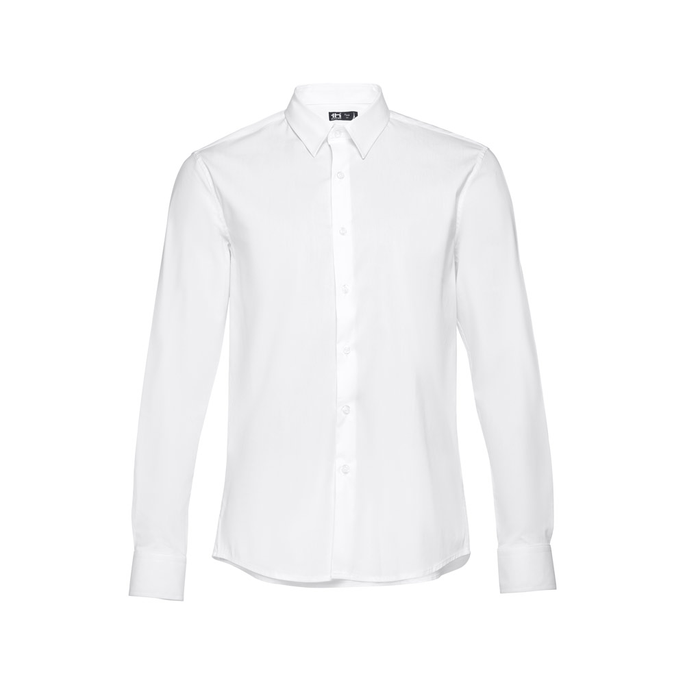 Camicia Classica in Misto Cotone - Sant'Agata li Battiati stampato con logo