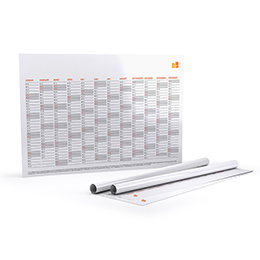 Planner annuali (stampa solo fronte) - 100 x 70 cm