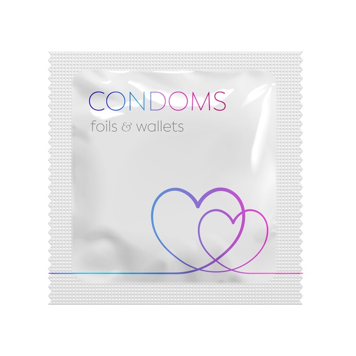 Preservativo personalizzato con confezione in plastica - PR01