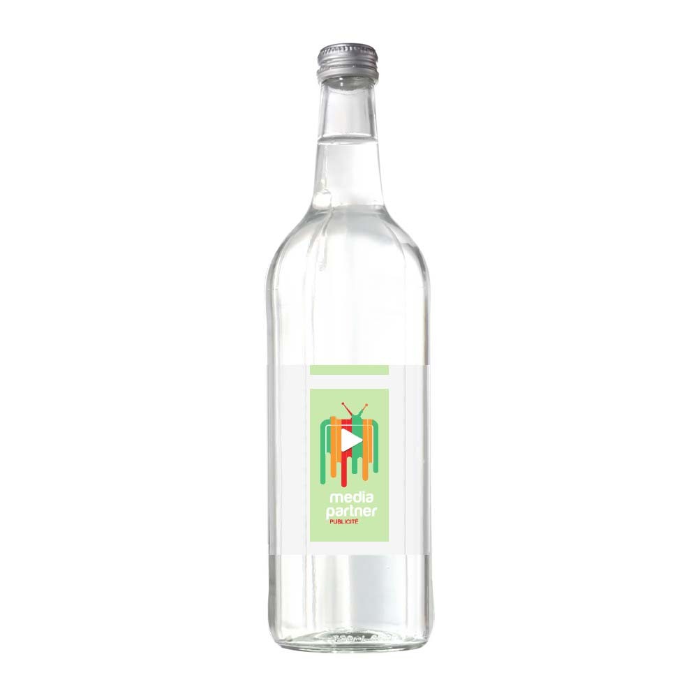 Bottiglia d'acqua di sorgente in vetro 330ml