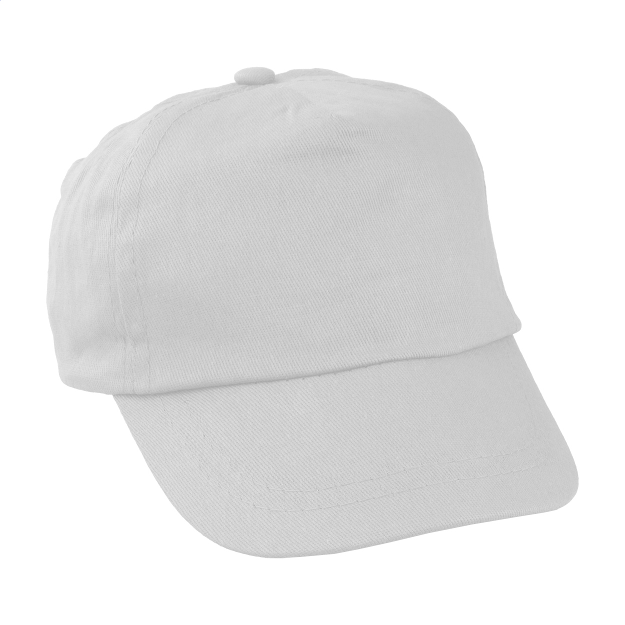 Cappellino da baseball per bambini Kidcap in cotone, 5 pannelli, con logo