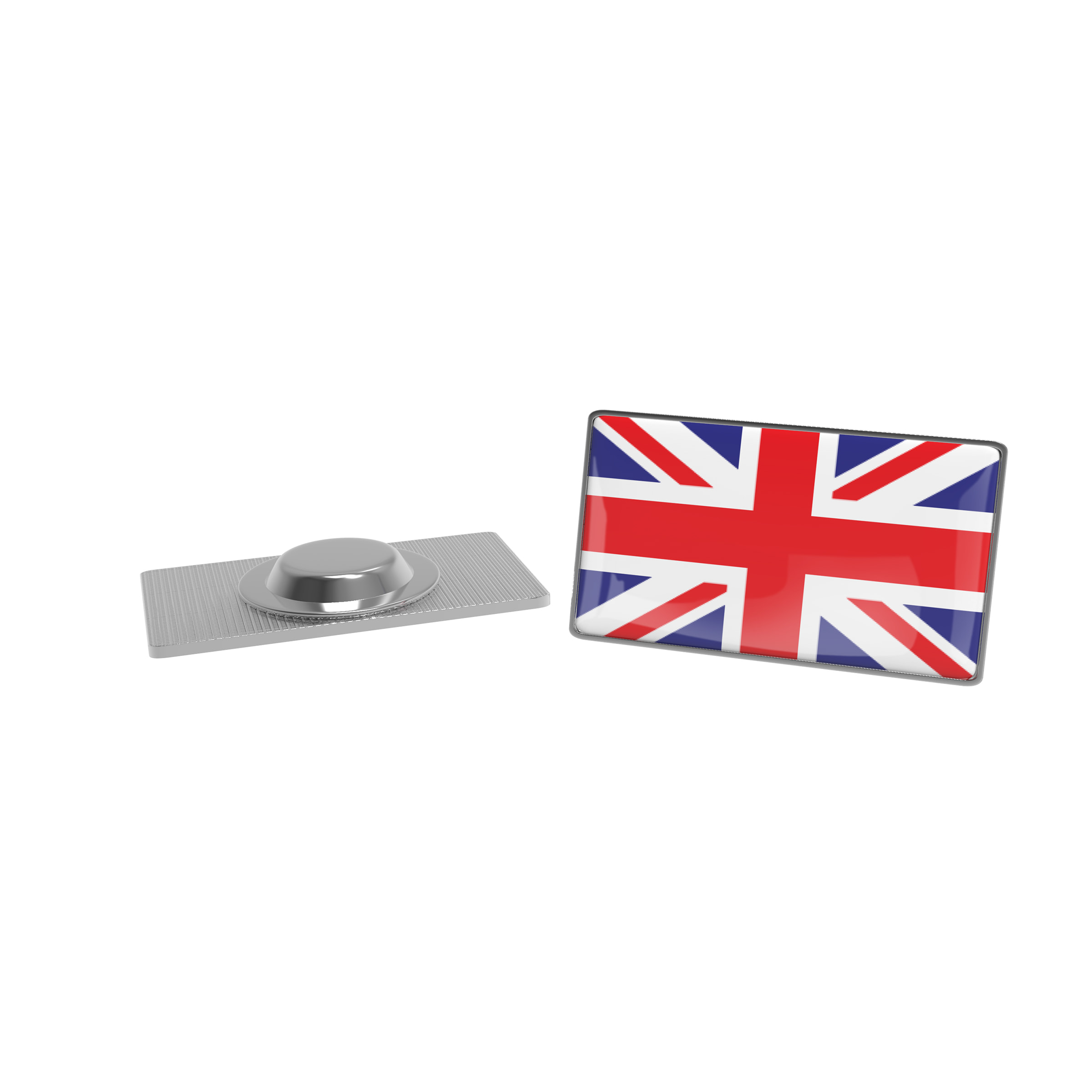 Magnete Rettangolare in Metallo (30x18 mm) - Valleve stampato con logo