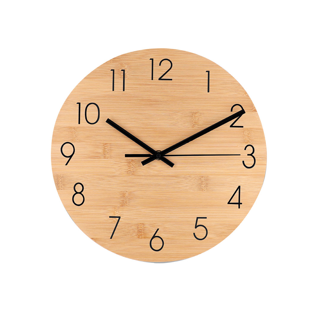 Orologio da Parete in Bambù (30 cm) - Colle Brianza