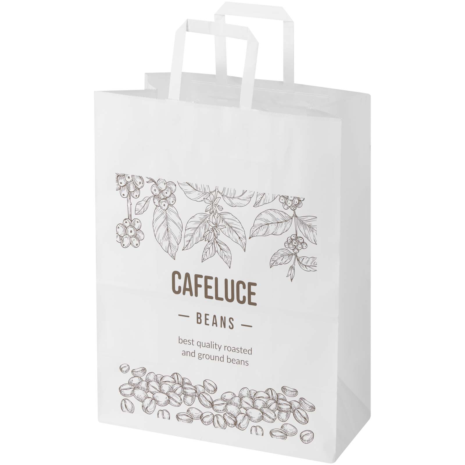Borsa in Carta Kraft Elegante - Fivizzano stampato con logo