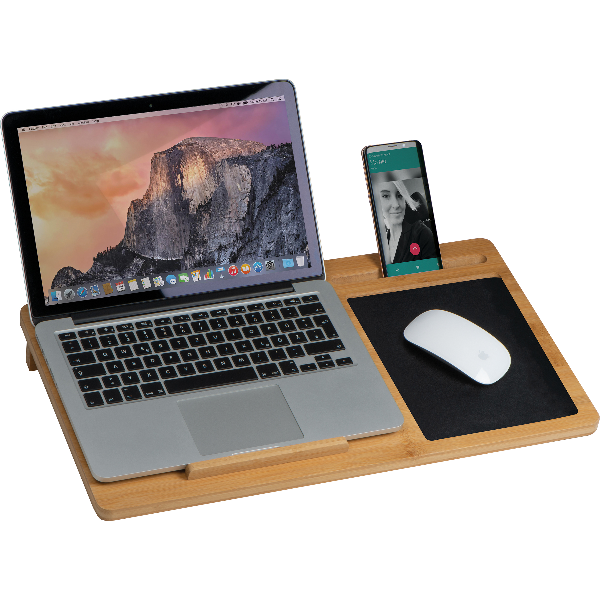 Compagno per Laptop in Bamboo - Pietralunga