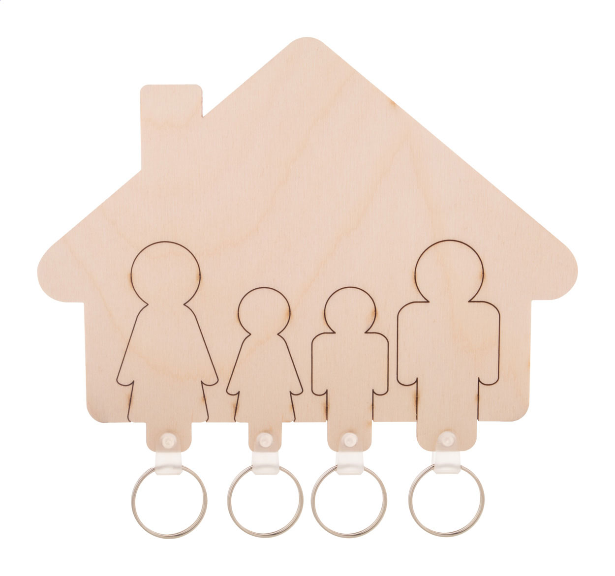 Portachiavi da Parete Casetta Famiglia - Treviolo