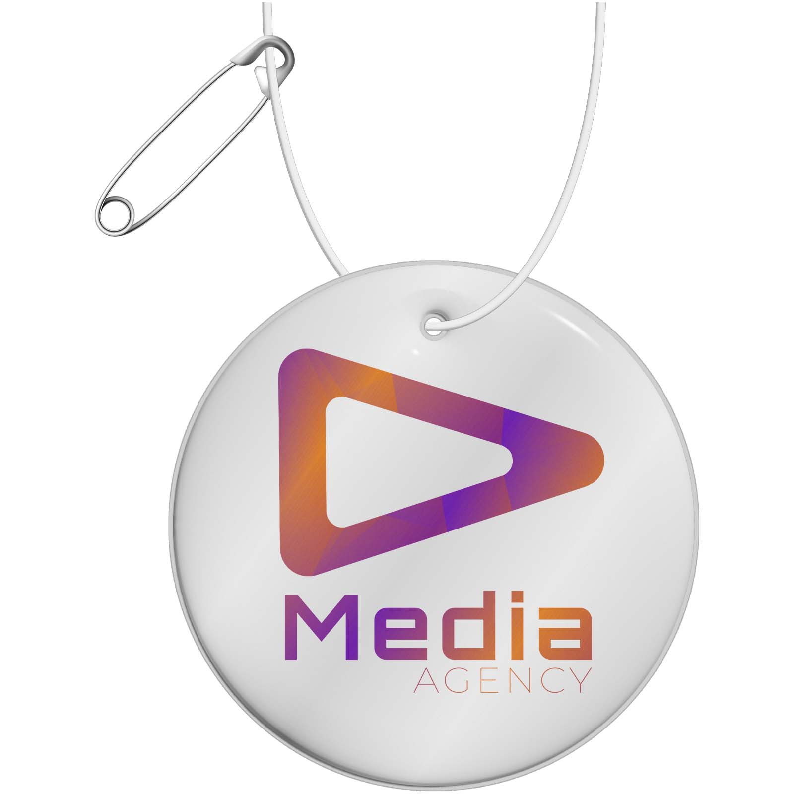 Reflective SafeLight Hanger - Montalcino stampato con logo