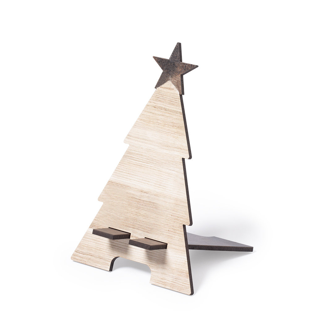 Supporto in legno natalizio per telefono - Montegrosso Pian Latte