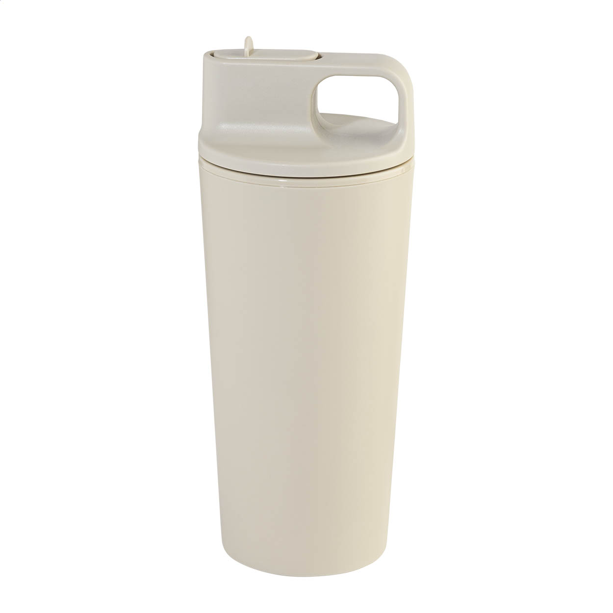 Bicchiere termico Sippulu in PP 470 ml con cannuccia e il tuo logo stampato con logo