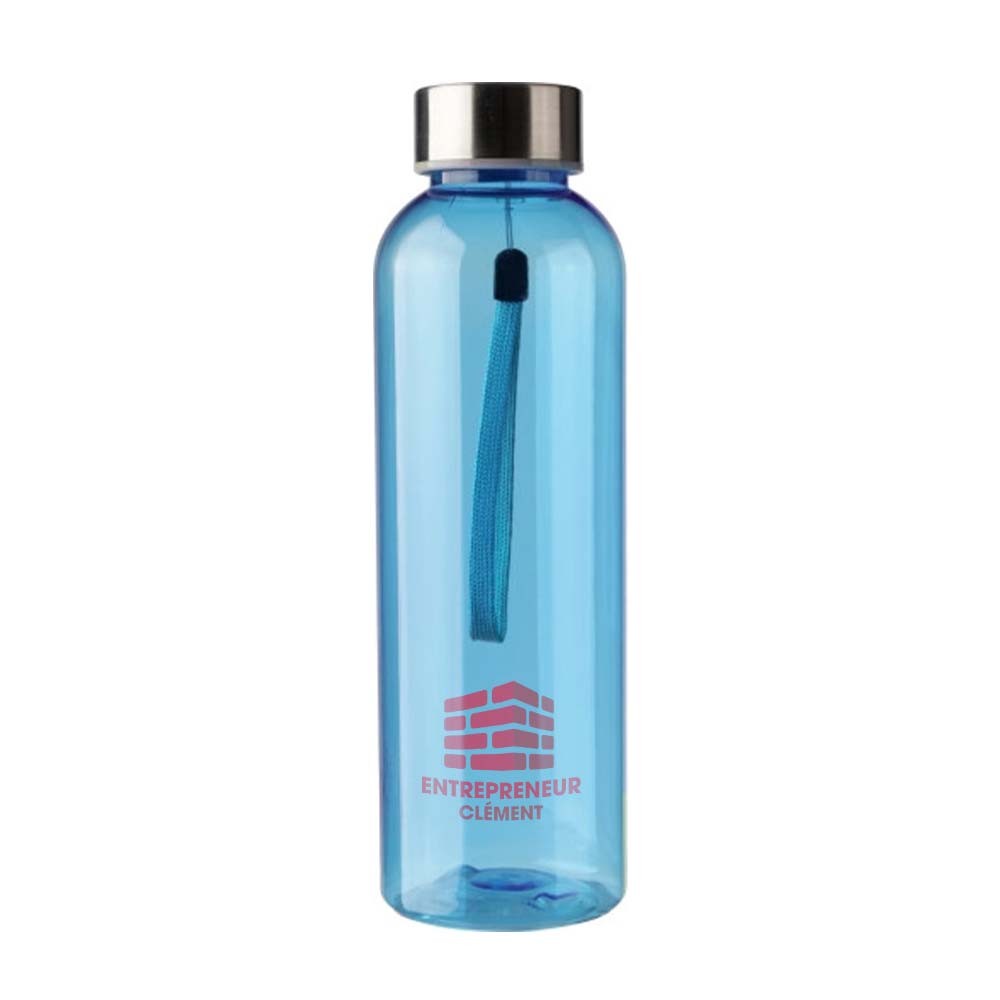 Bottiglia da bere rPET (500 ml) con coperchio in acciaio inox - Cavenago d’Adda