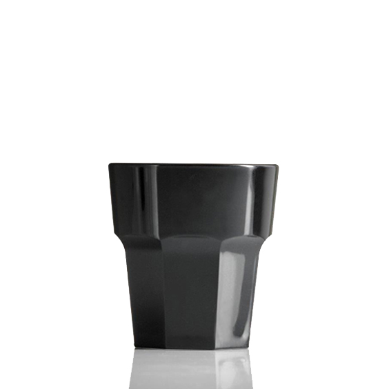 Bicchiere nero personalizzato (26 cl) - Rukwa