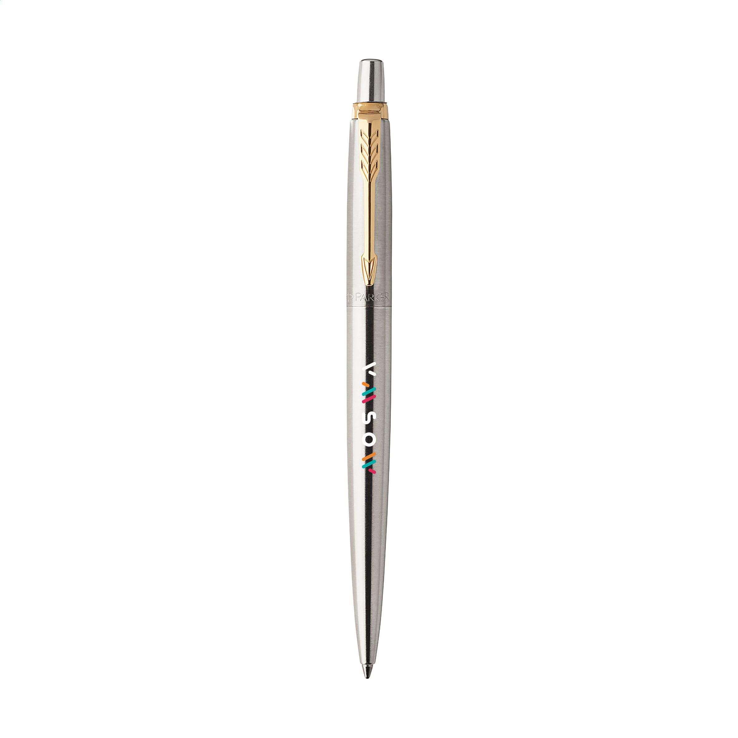 Parker Jotter penna a sfera riciclata in acciaio inossidabile - inchiostro blu