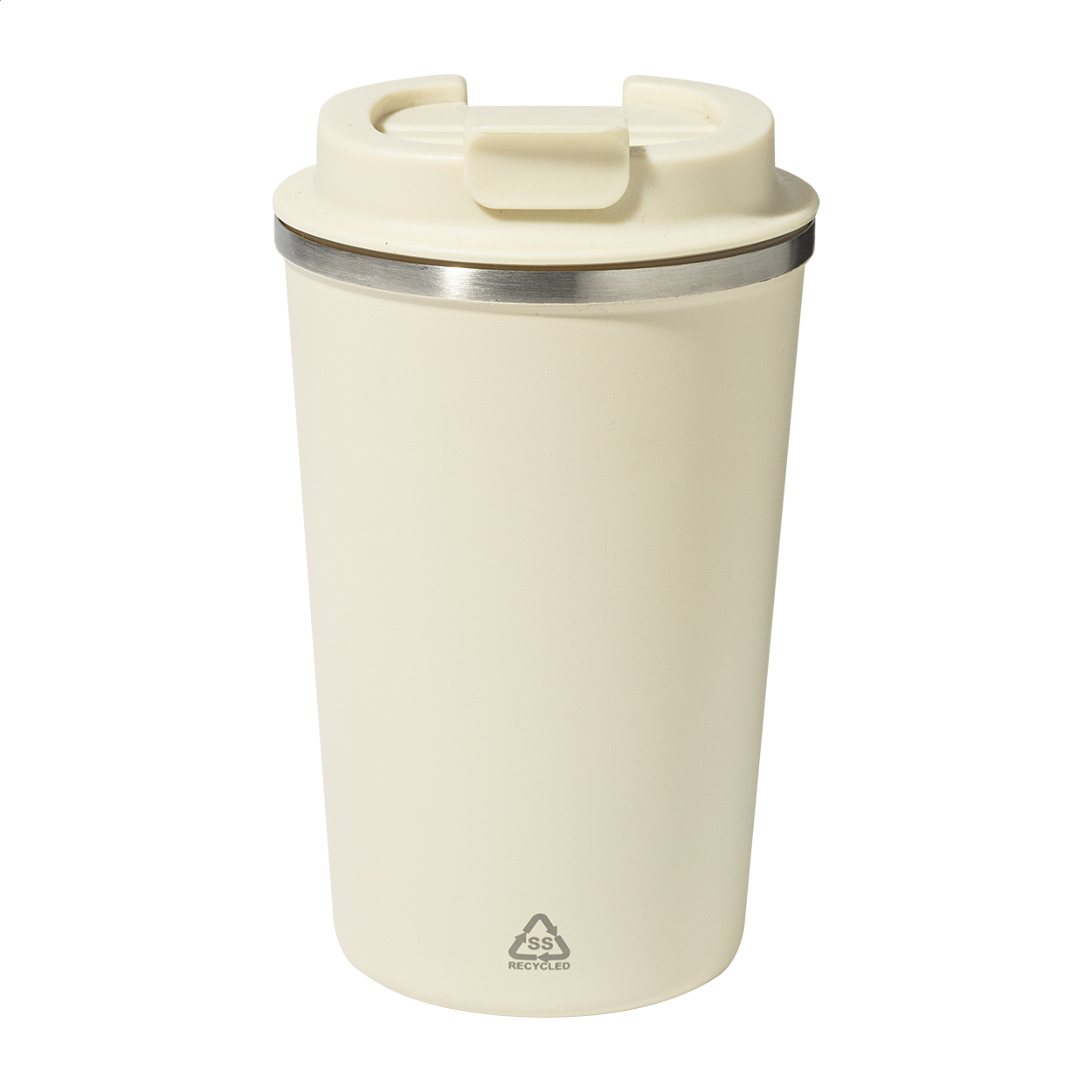 Tazza termica riciclata - Cigognola stampato con logo