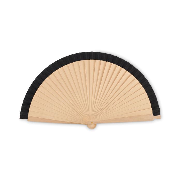 Ventaglio Elegante in Legno - Colverde stampato con logo
