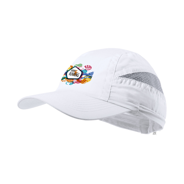 Cappellino sportivo bicolor in microfibra - Cascia