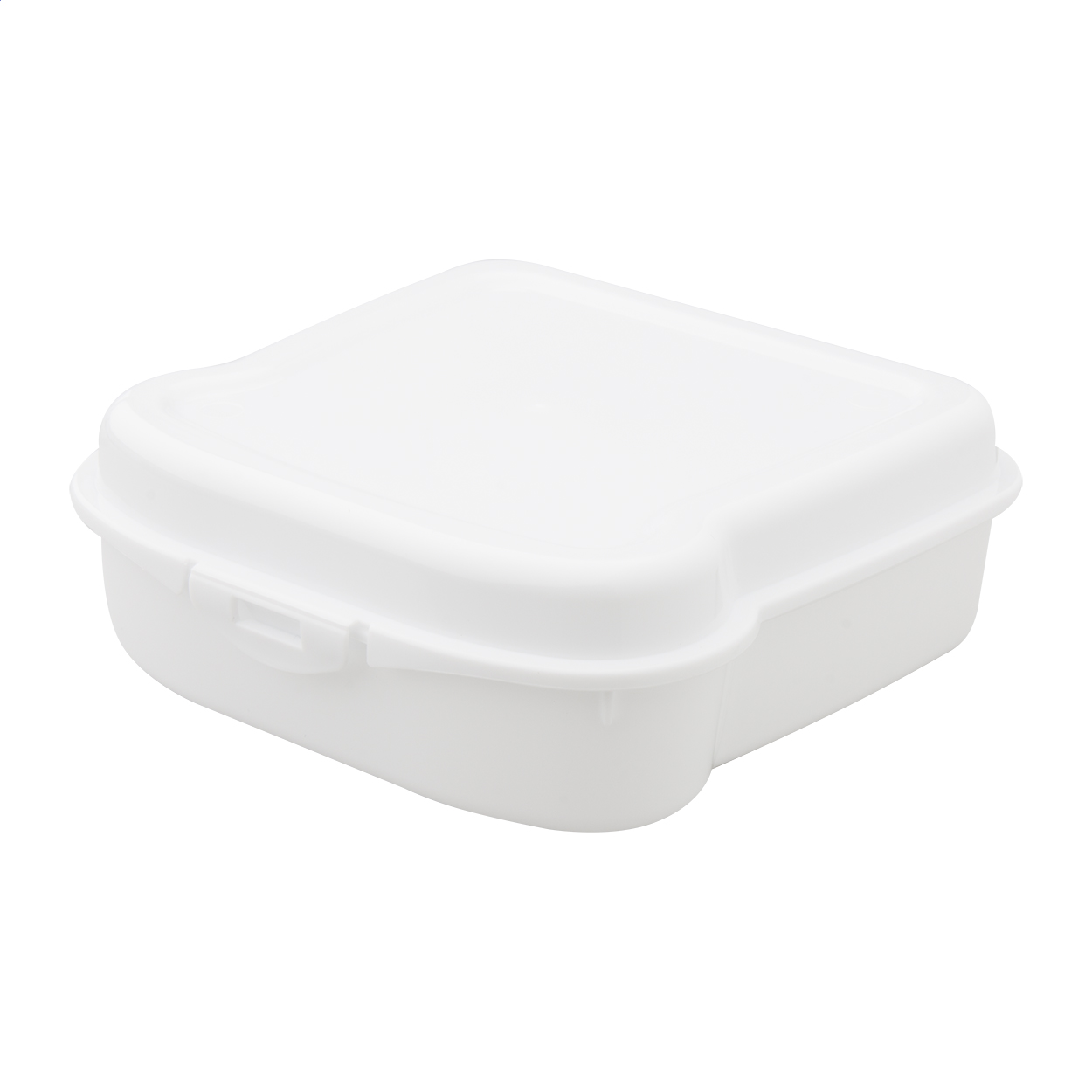 Portapranzo Sondix a forma di sandwich in plastica, 450 ml, con logo stampato con logo