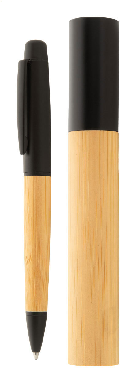 Penna a sfera Eleganza in bambù - Mandello del Lario bedrukken met logo