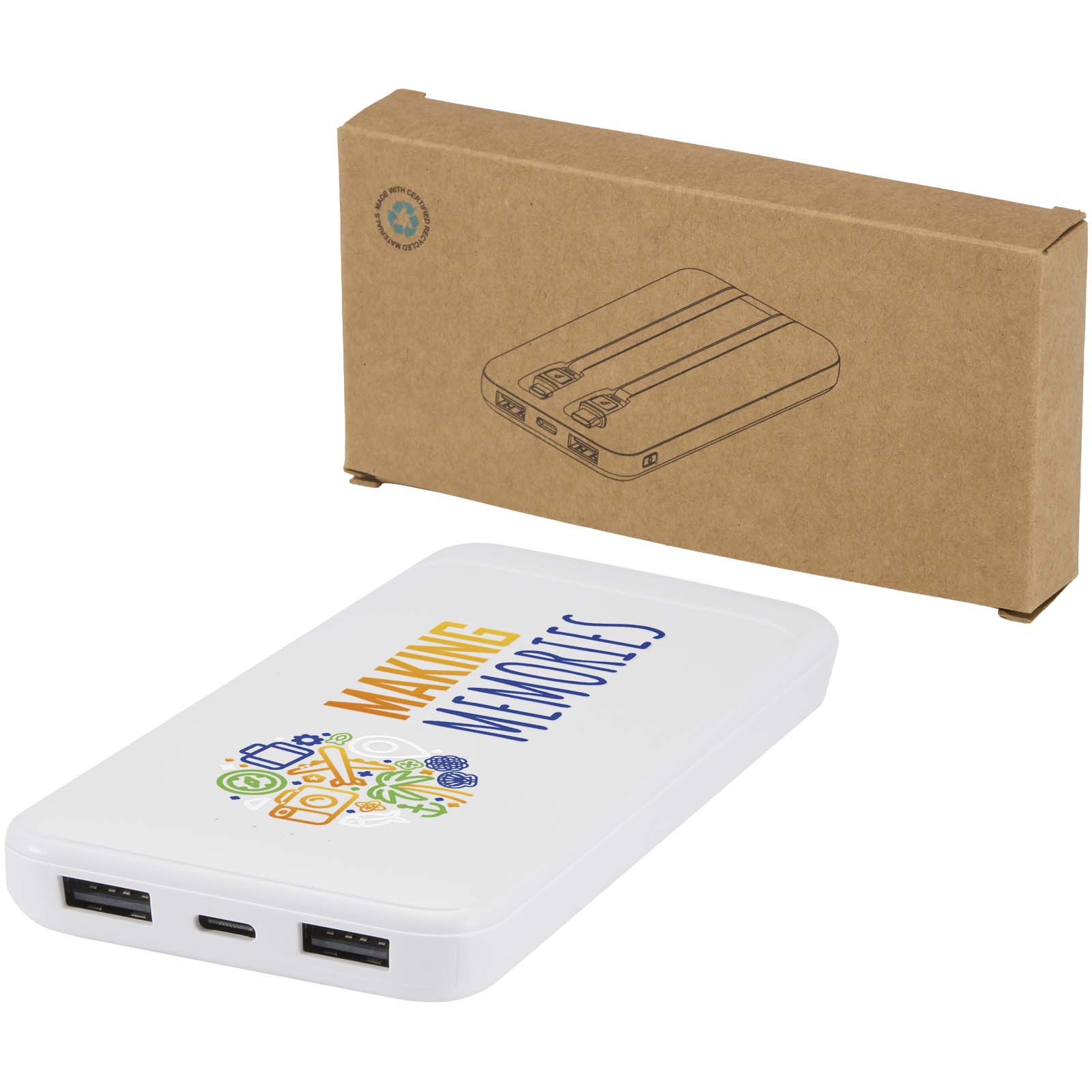 Banco di Potenza EcoCharge 10.000 mAh - Dosso del Liro