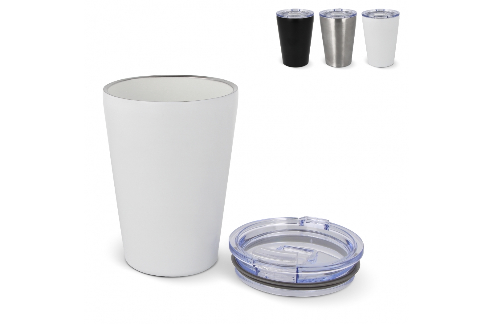 Tazza termica in ceramica Murray con coperchio 300ml - Pedrengo