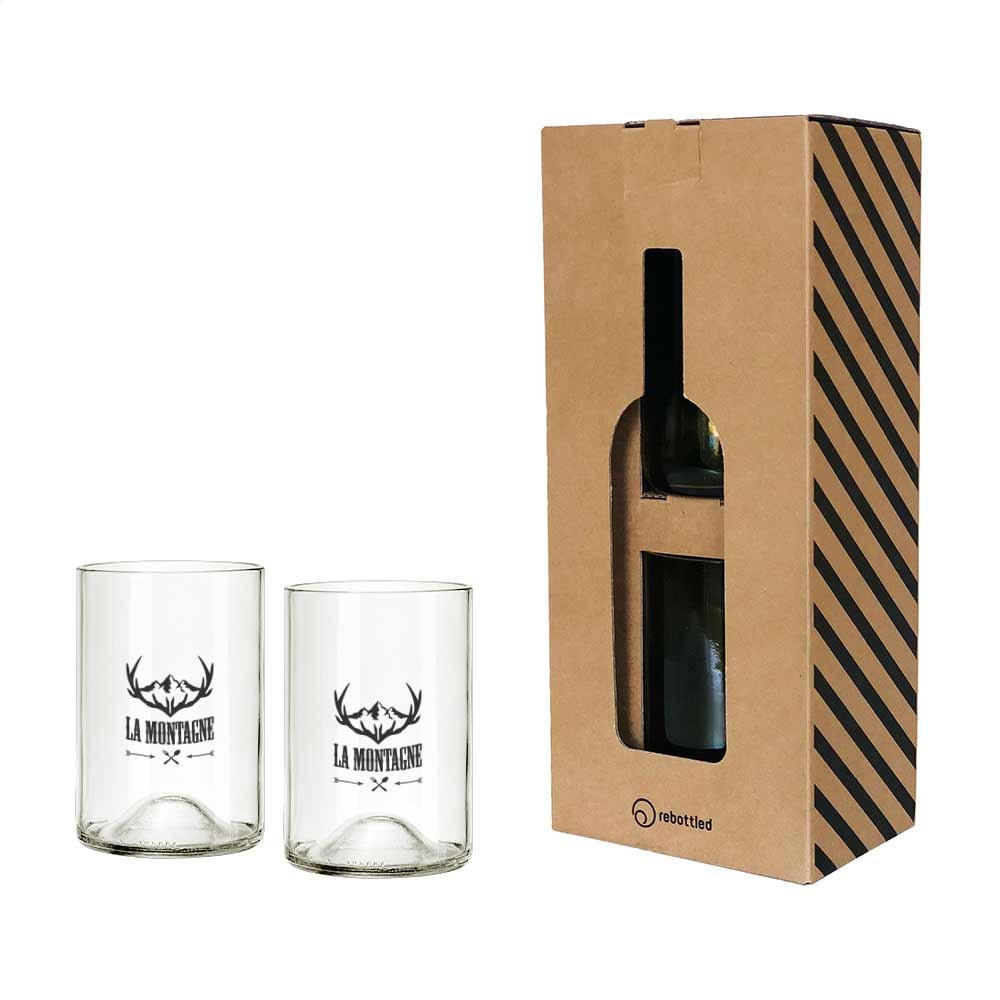 Set di Bicchieri Rebottigliati 330ml - Cerveteri