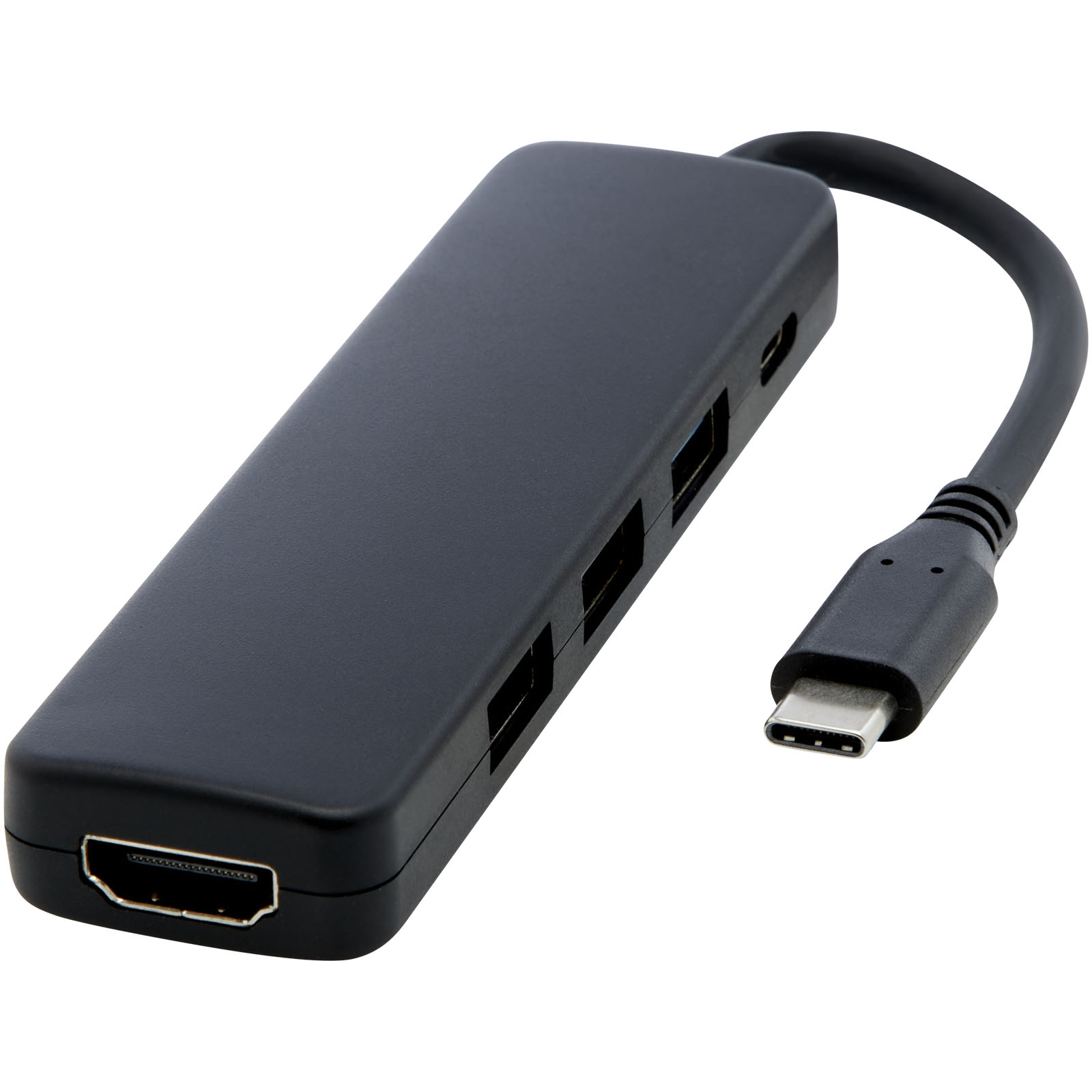 Adattatore multimediale in plastica riciclata Loop RCS USB 2.0-3.0 con porta HDMI - Rosignano Marittimo