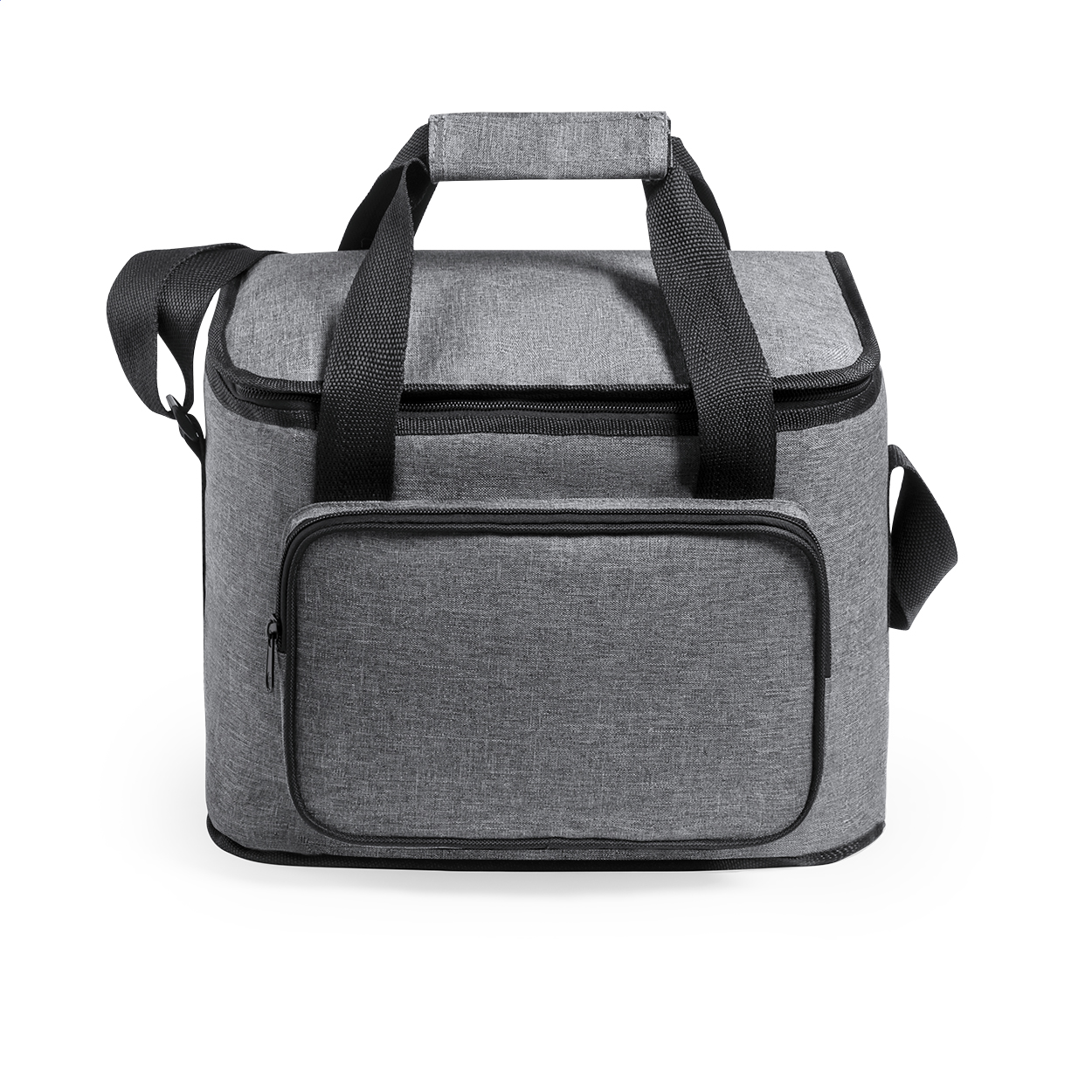 Borsa termica Narsaq in RPET 600D con imbottitura PEVA e logo stampato con logo