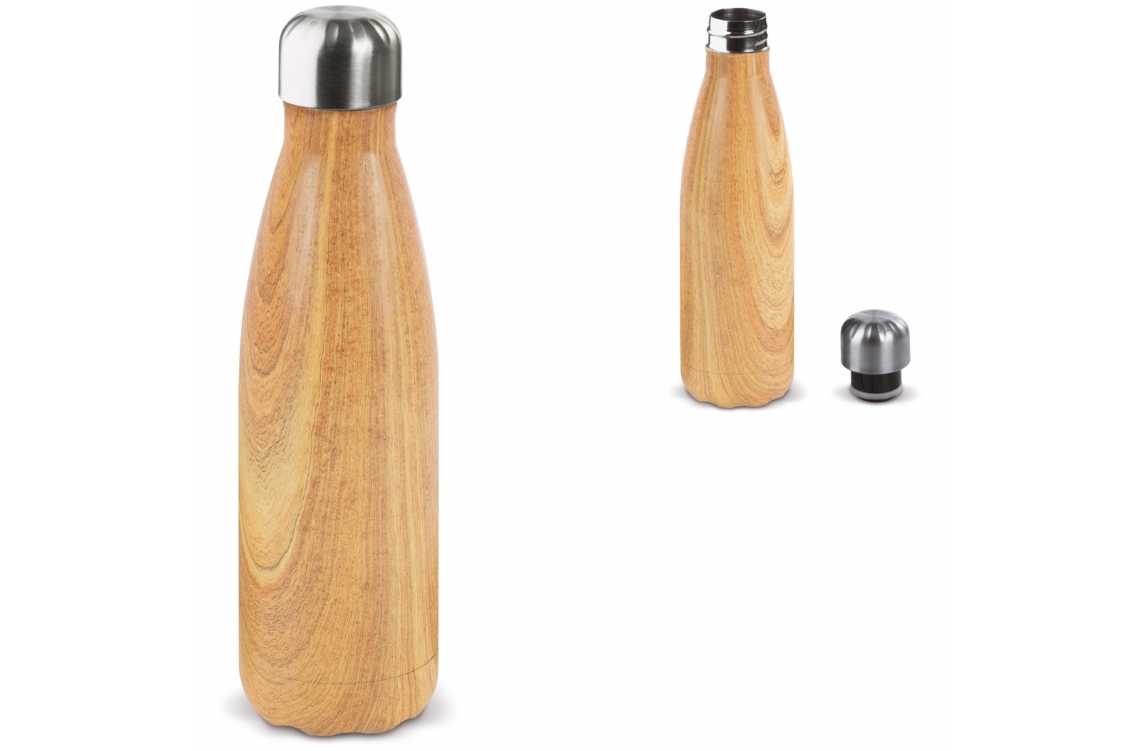 Bottiglia per bere in legno con finitura isolante - Capizzone