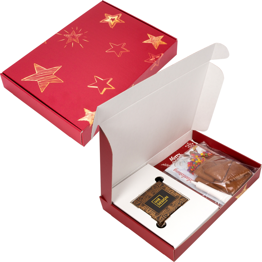 Casa di pan di zenzero in scatola regalo - Torre Pallavicina