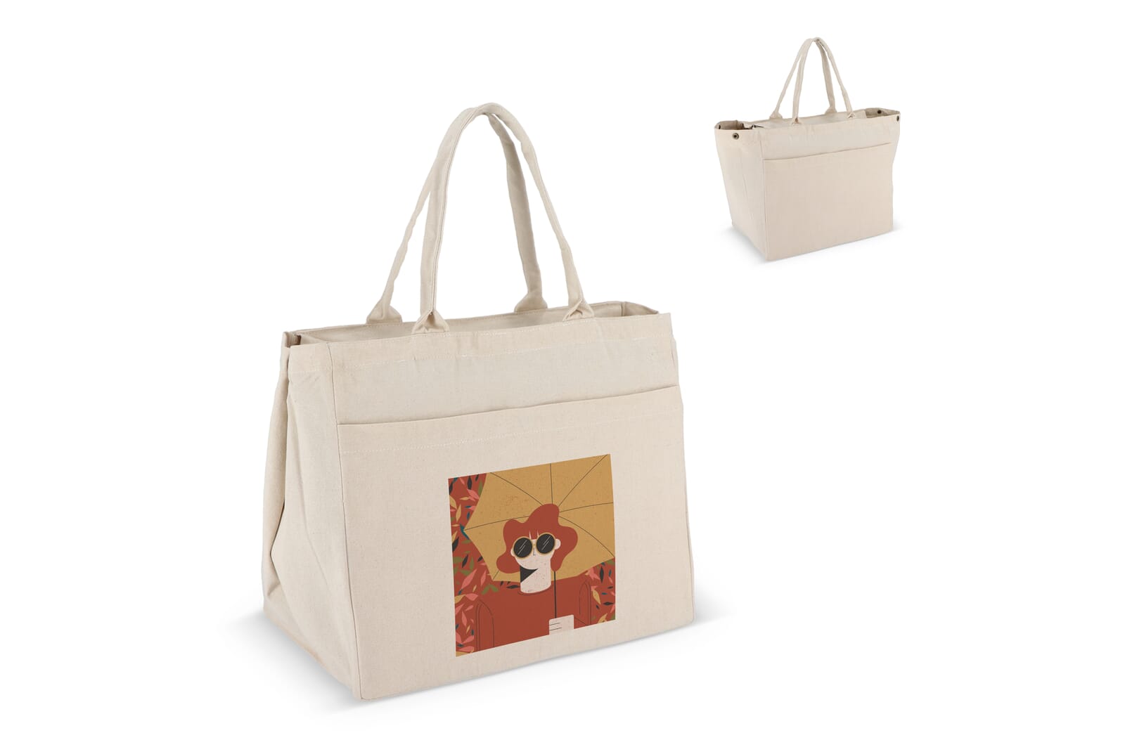 Borsa in Cotone con Zip Oeko-Tex® - Adro