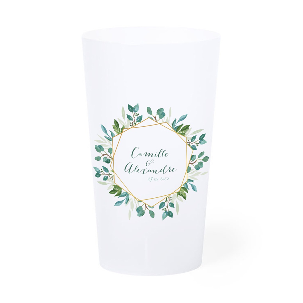 Calice da matrimonio personalizzato 33 cl - Emotion