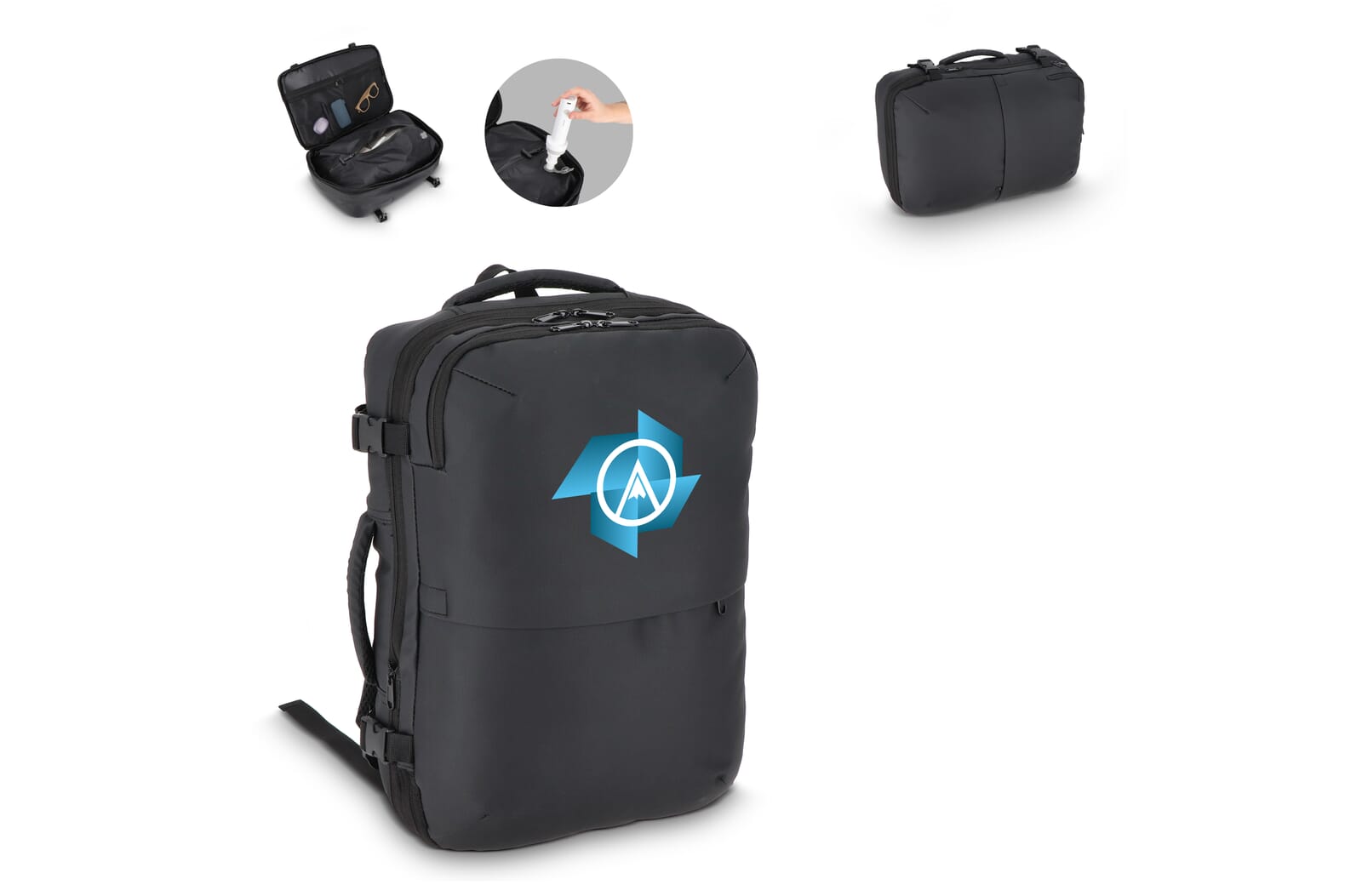 Zaino Sottovuoto - Crema stampato con logo