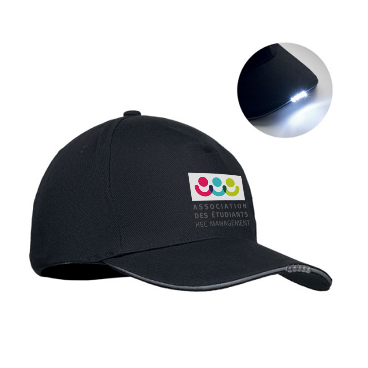 Cappello da Baseball LED 5 Pannelli - Mozzo