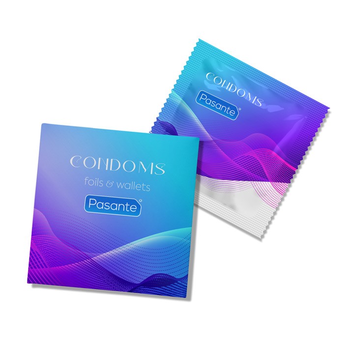 Preservativo tascabile personalizzato Pasante®, confezione e astuccio personalizzabili - PR04