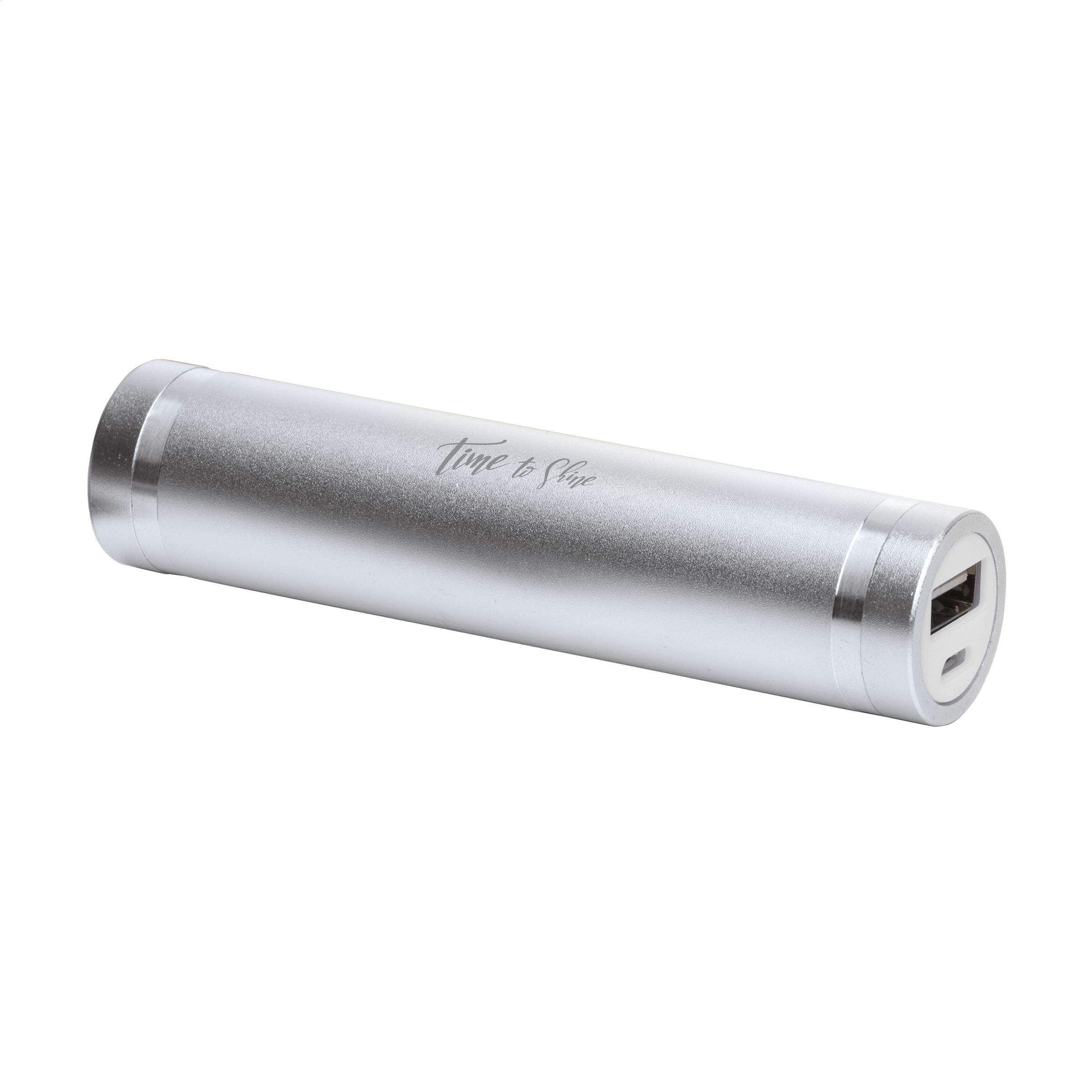 Powerbank compatto in alluminio