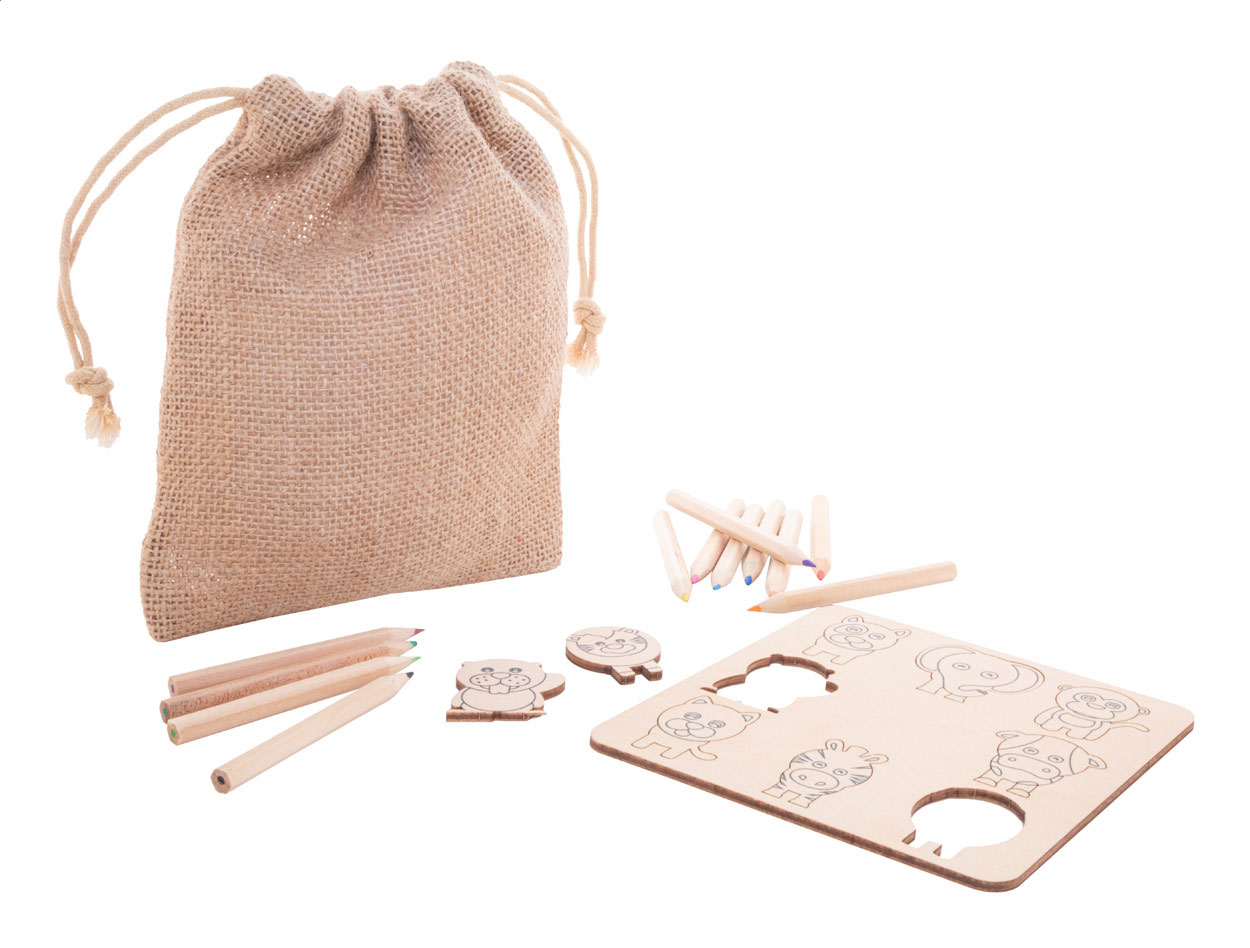 Gioco di Abbinamento Forme Colorate in Legno - Izano