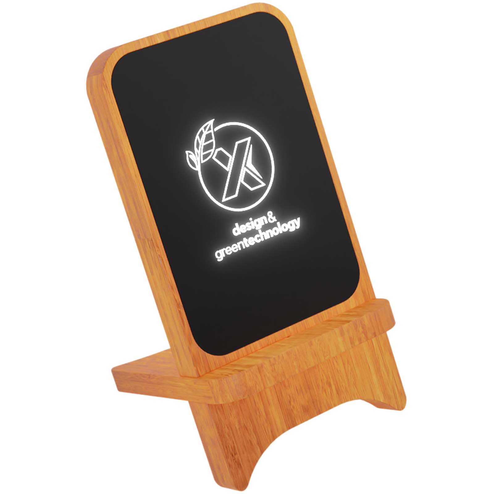 Caricatore Wireless 10W in Legno Luminoso - Monticello Brianza