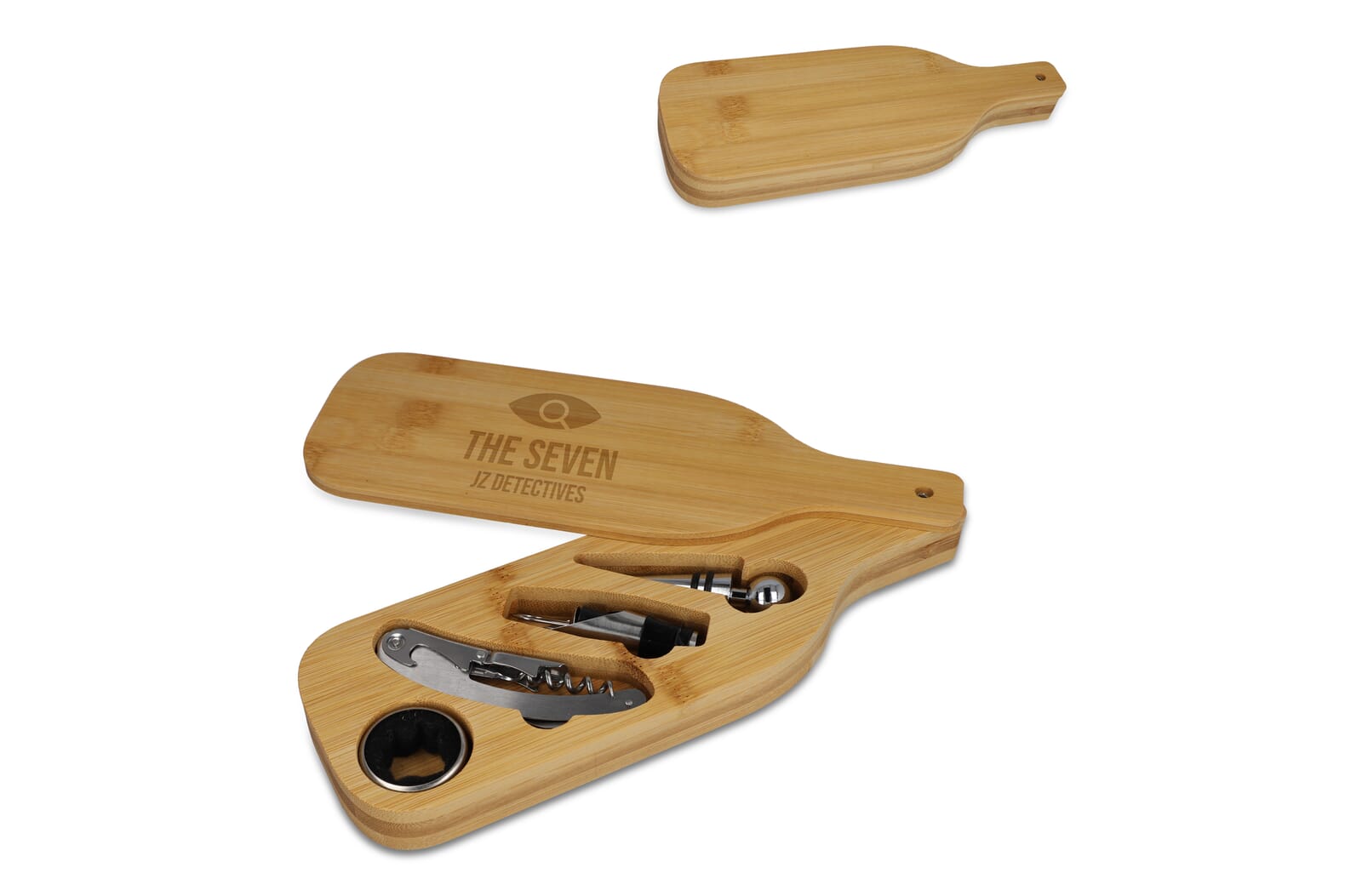 Set da vino in scatola di bambù - Nuvolento