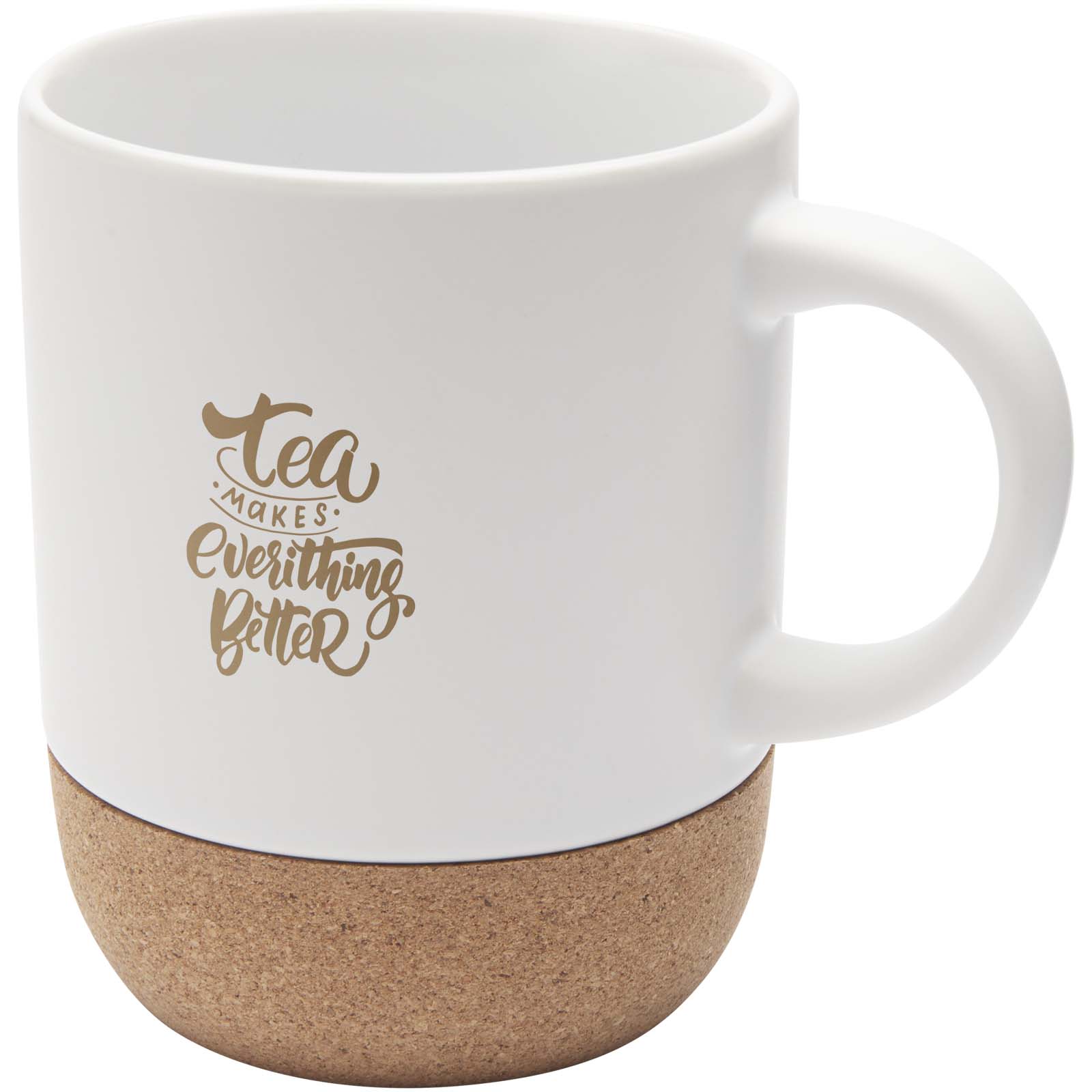 Tazza Elegante in Ceramica con Dettagli in Sughero - Borgarello bedrukken met logo