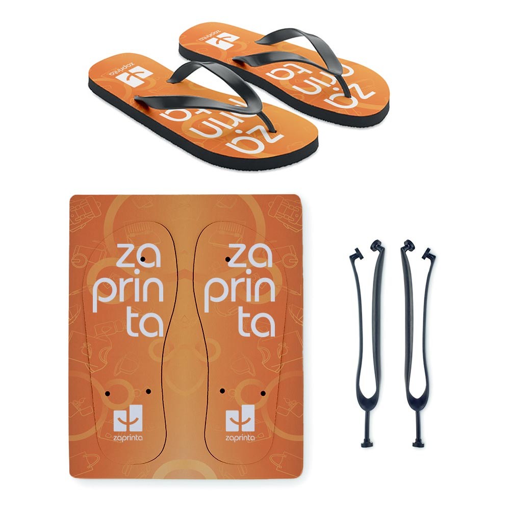 Ciabatte da spiaggia in PVC con stampa a sublimazione - Montoggio