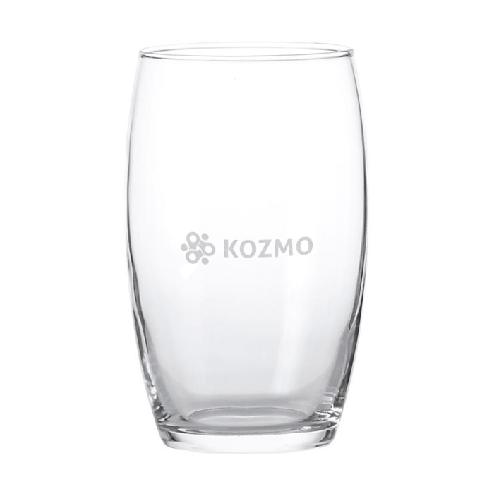 Bicchiere da acqua curvo personalizzato 360 ml - Mercantour