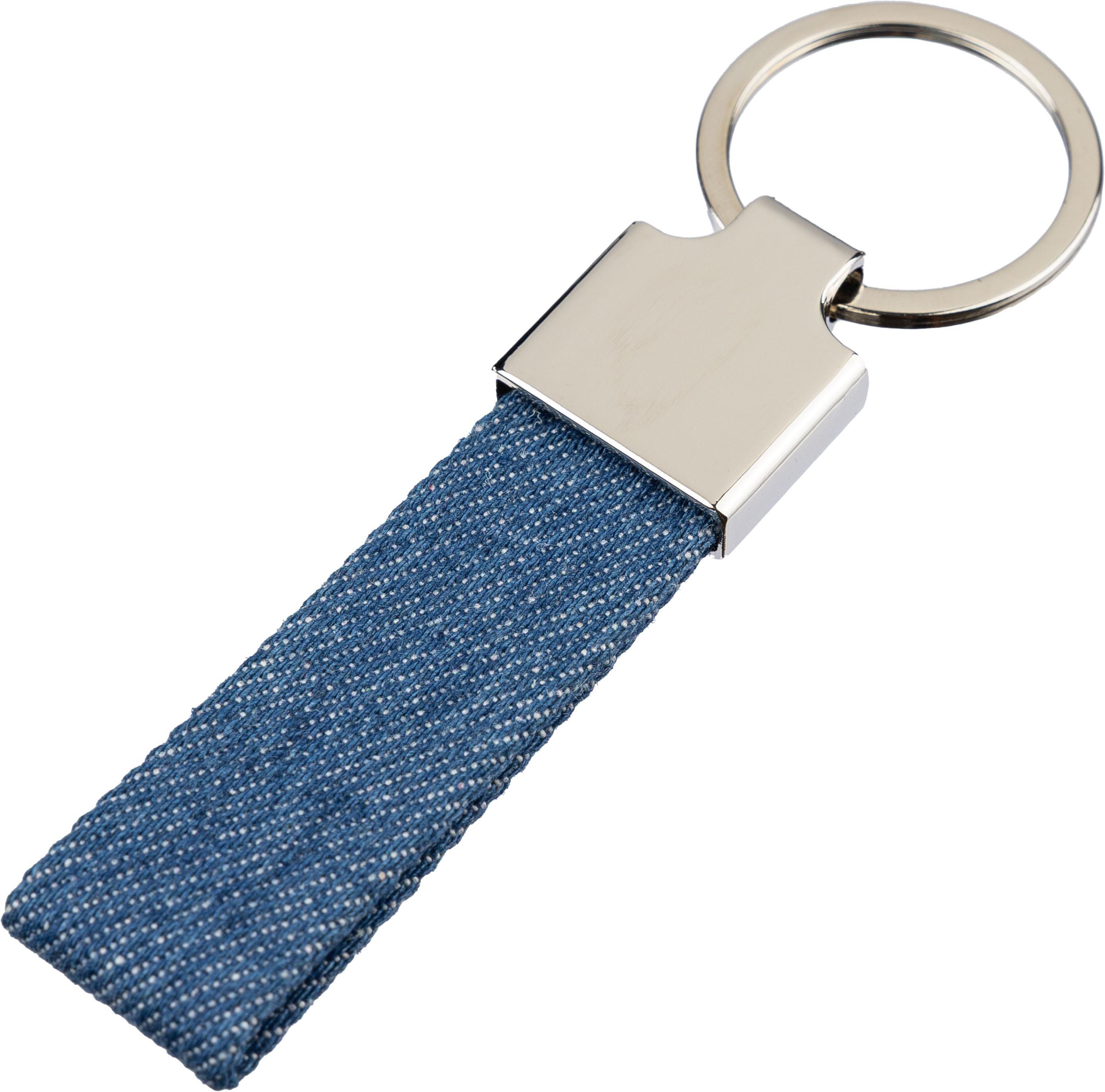 Portachiavi Denim Eleganza - Cigole stampato con logo
