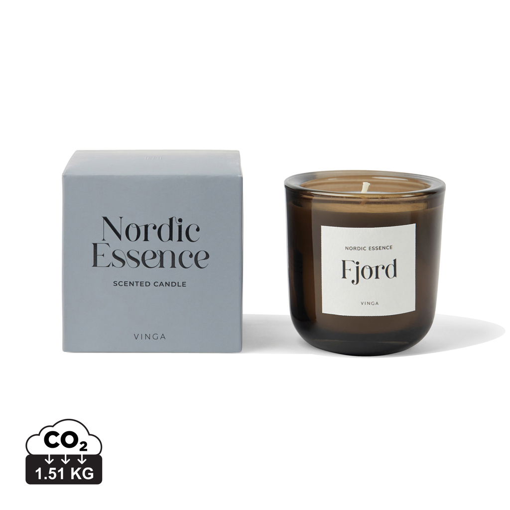 Candela Profumata Essenza Nordica - Osnago stampato con logo