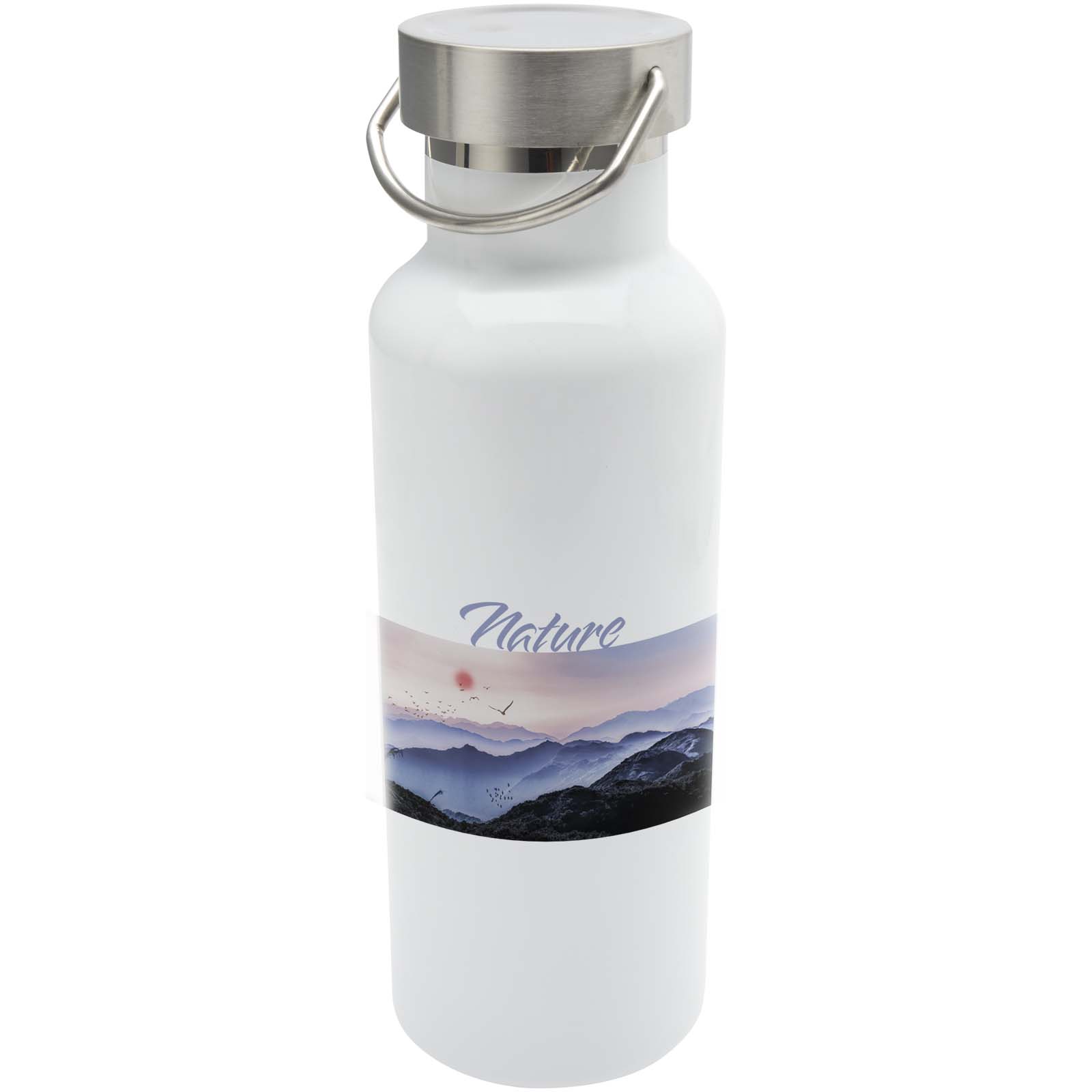 Borraccia in acciaio inossidabile riciclato certificato RCS con stampa a sublimazione da 500 ml Thor