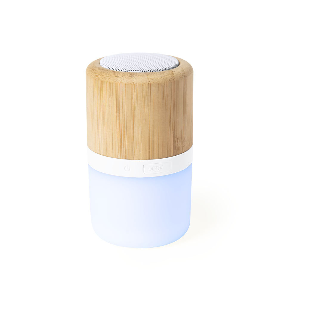 Altoparlante Bluetooth Bamboo Nature Line con Tecnologia LED Intelligente - Siena