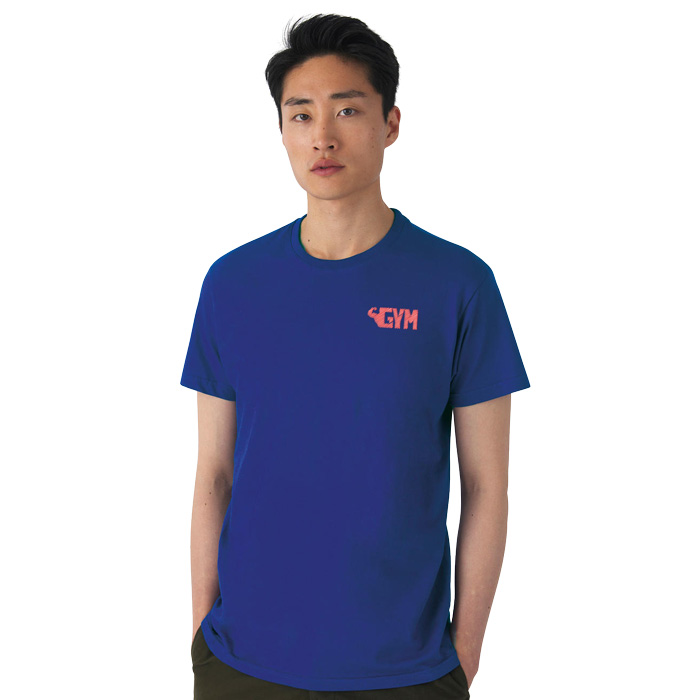 T-shirt ricamata da uomo con scollo rotondo e maniche corte 185 gr - Alca